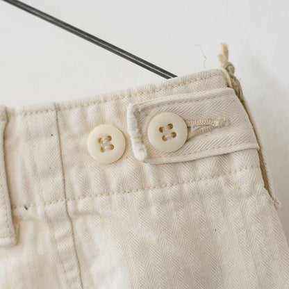 orslow[オアスロウ] HERRINGBONE SUMMER FATIGUE PANTS -ECRU-[01-5103-H66] ヘリンボーン サマー ファティーグパンツ [2025SS]