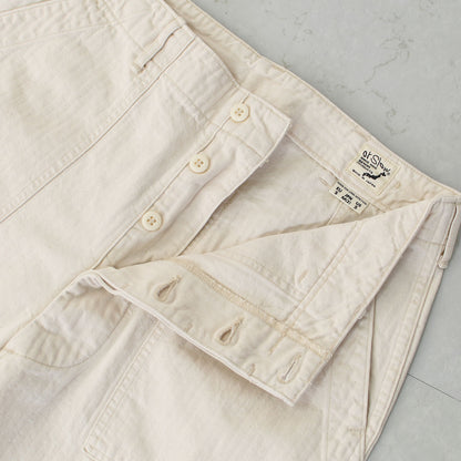 orslow[オアスロウ] HERRINGBONE SUMMER FATIGUE PANTS -ECRU-[01-5103-H66] ヘリンボーン サマー ファティーグパンツ [2025SS]