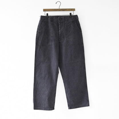 orslow [オアスロウ] SUMMER FATIGUE PANTS - BLACK -[01-5103-M61] サマーファティーグパンツ - ブラック -・ファティーグパンツ・ブラック・ムラ染め・ライトキャンバス生地・ワイドフィット・MEN'S / LADY'S [2026SS]