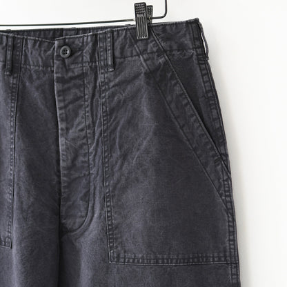 orslow [オアスロウ] SUMMER FATIGUE PANTS - BLACK -[01-5103-M61] サマーファティーグパンツ - ブラック -・ファティーグパンツ・ブラック・ムラ染め・ライトキャンバス生地・ワイドフィット・MEN'S / LADY'S [2026SS]