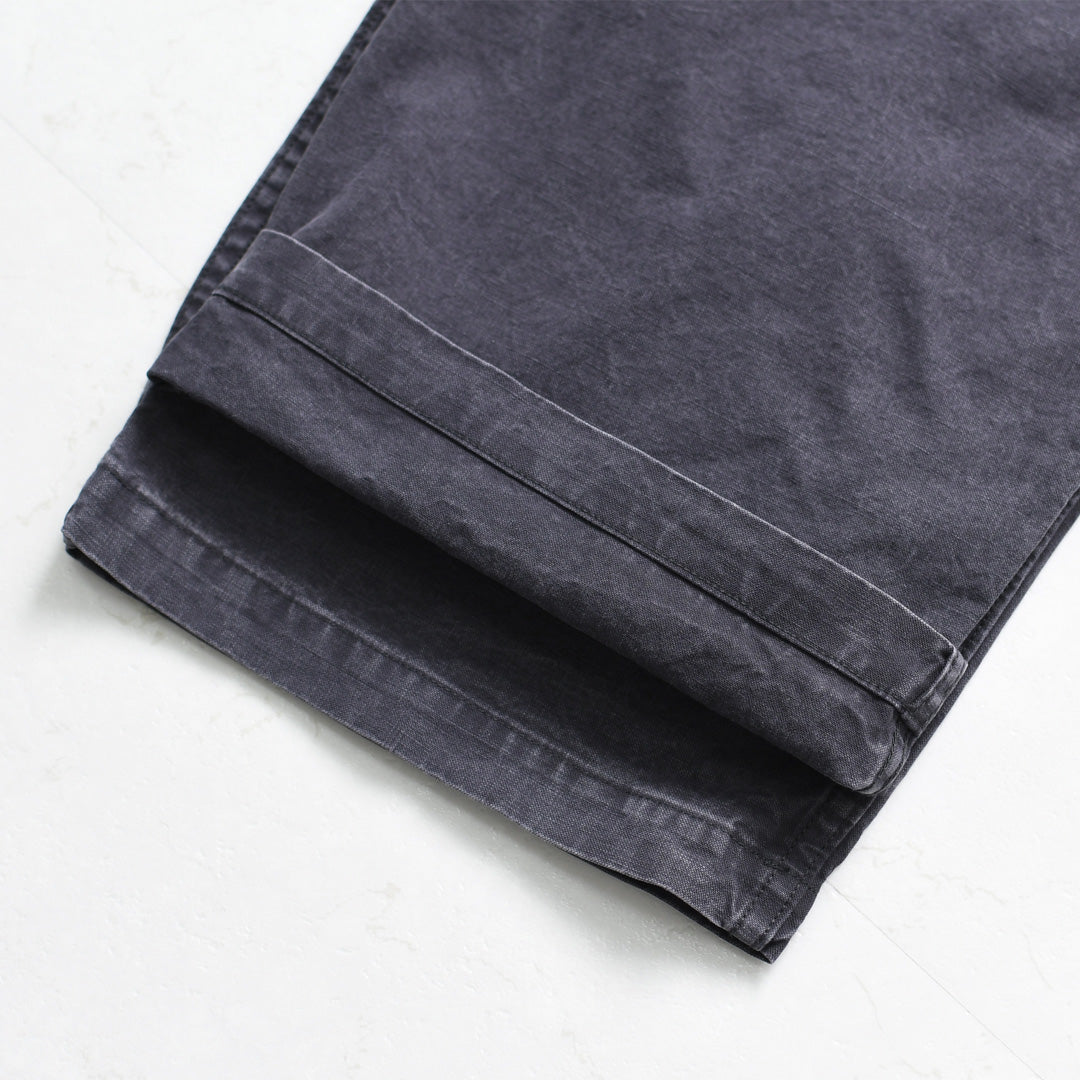 orslow [オアスロウ] SUMMER FATIGUE PANTS - BLACK -[01-5103-M61] サマーファティーグパンツ - ブラック -・ファティーグパンツ・ブラック・ムラ染め・ライトキャンバス生地・ワイドフィット・MEN'S / LADY'S [2026SS]