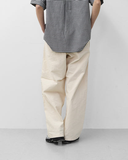 orslow [オアスロウ] SUMMER FATIGUE PANTS - ECRU - [01-5103-M66] サマーファティーグパンツ- エクリュ - ・ファティーグパンツ・エクリュ・ムラ染め・ライトキャンバス生地・ワイドフィット・MEN'S / LADY'S [2026SS]
