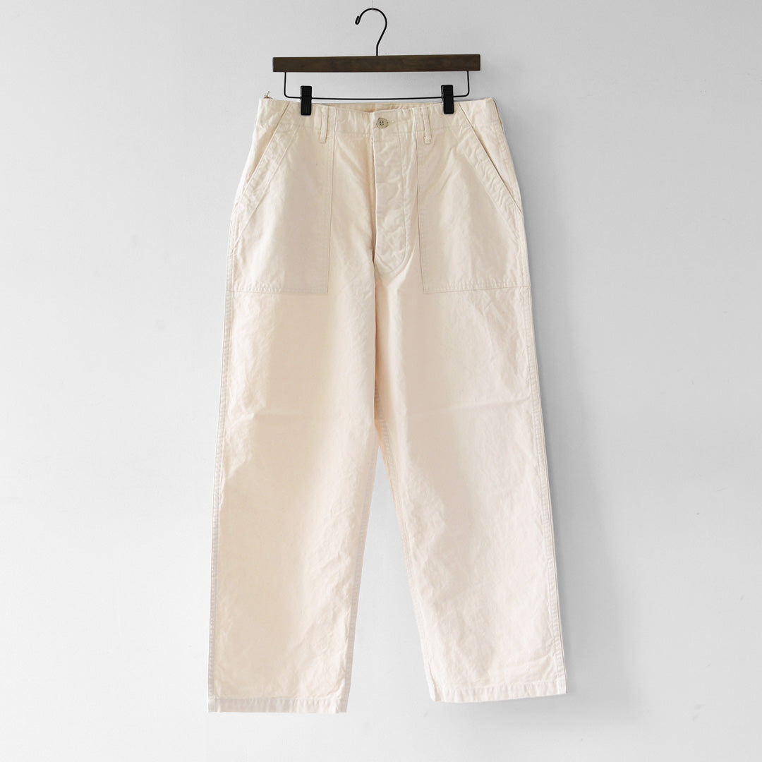 orslow [オアスロウ] SUMMER FATIGUE PANTS - ECRU - [01-5103-M66] サマーファティーグパンツ- エクリュ - ・ファティーグパンツ・エクリュ・ムラ染め・ライトキャンバス生地・ワイドフィット・MEN'S / LADY'S [2026SS]