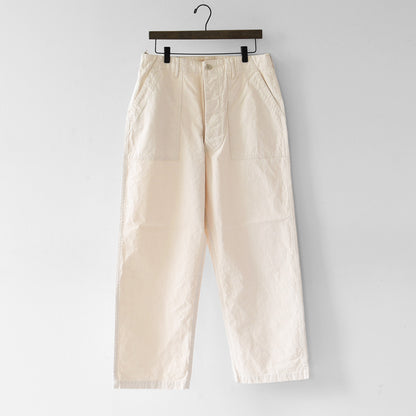orslow [オアスロウ] SUMMER FATIGUE PANTS - ECRU - [01-5103-M66] サマーファティーグパンツ- エクリュ - ・ファティーグパンツ・エクリュ・ムラ染め・ライトキャンバス生地・ワイドフィット・MEN'S / LADY'S [2026SS]