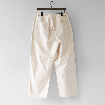 orslow [オアスロウ] SUMMER FATIGUE PANTS - ECRU - [01-5103-M66] サマーファティーグパンツ- エクリュ - ・ファティーグパンツ・エクリュ・ムラ染め・ライトキャンバス生地・ワイドフィット・MEN'S / LADY'S [2026SS]