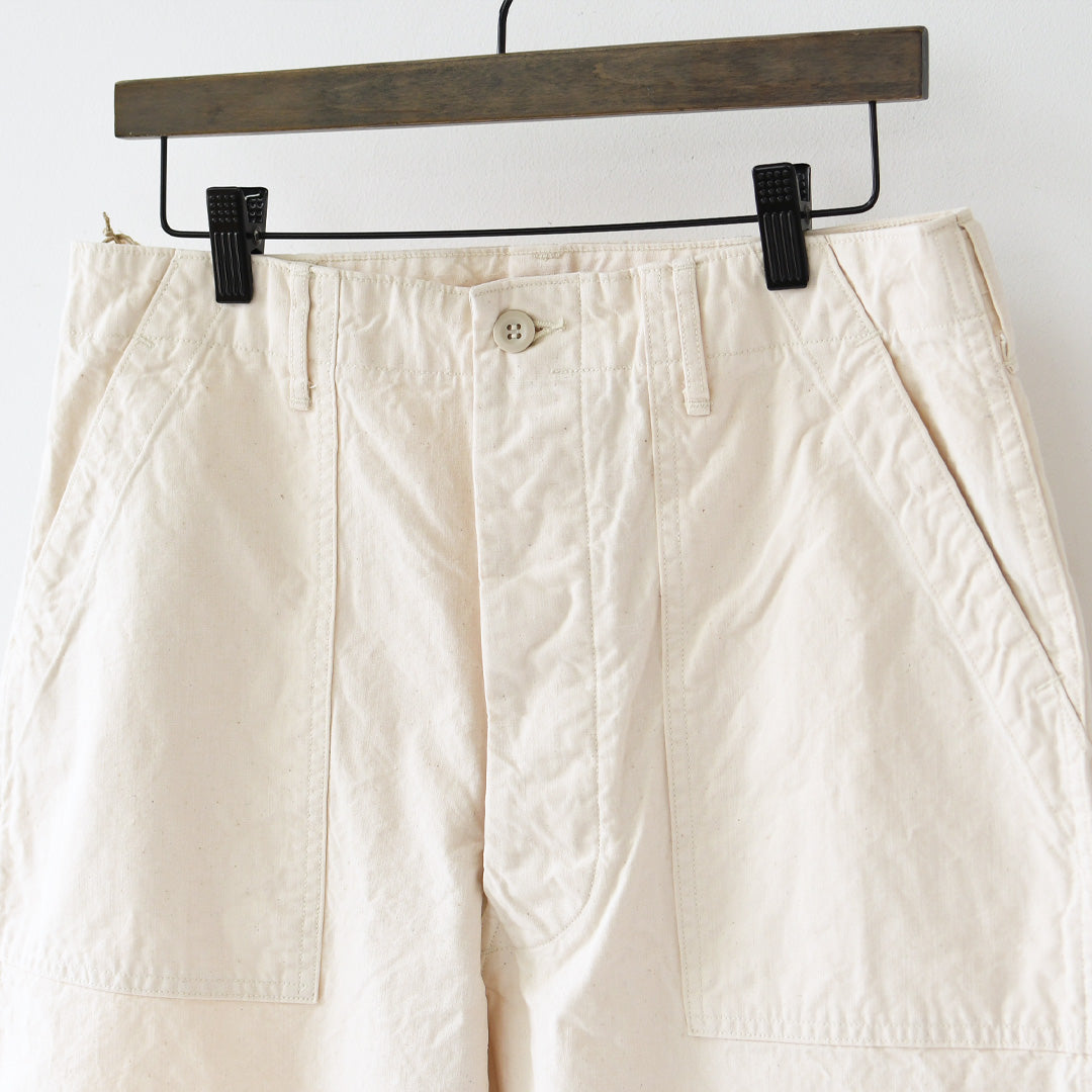 orslow [オアスロウ] SUMMER FATIGUE PANTS - ECRU - [01-5103-M66] サマーファティーグパンツ- エクリュ - ・ファティーグパンツ・エクリュ・ムラ染め・ライトキャンバス生地・ワイドフィット・MEN'S / LADY'S [2026SS]