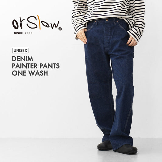 orslow [オアスロウ] DENIM PAINTER PANTS ONE WASH [01-5120-81] デニムペインターパンツ
