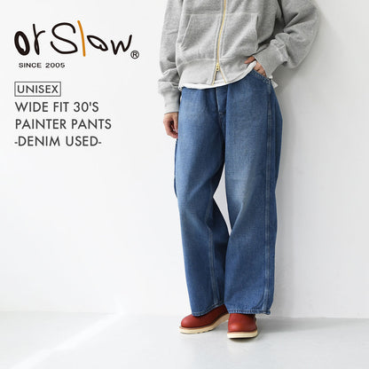 orslow [オアスロウ] WIDE FIT 30'S PAINTER PANTS -DENIM USED-  [01-5126-95] ワイドフィット 30'S ペインターパンツ [2025AW]