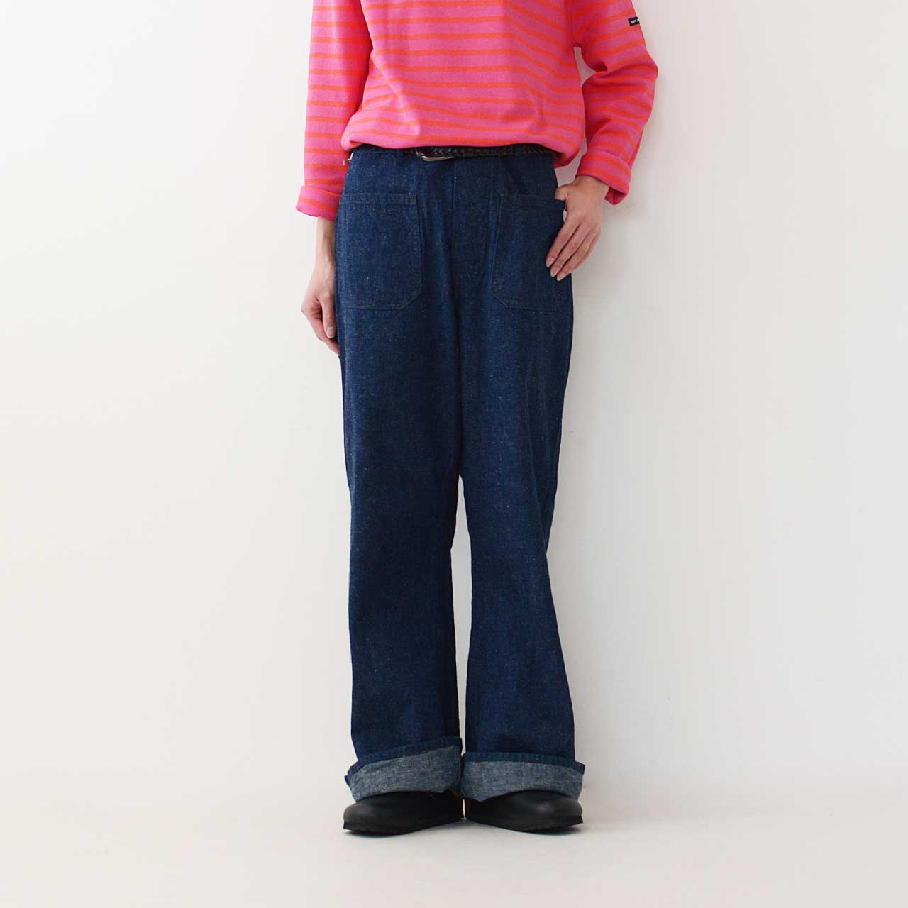 orslow[オアスロウ] DENIM WIDE FLARE PANTS [01-5132-81] デニム ワイド フレア パンツ [2024AW]