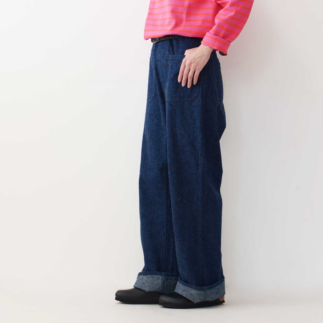 orslow[オアスロウ] DENIM WIDE FLARE PANTS [01-5132-81] デニム ワイド フレア パンツ [2024AW]