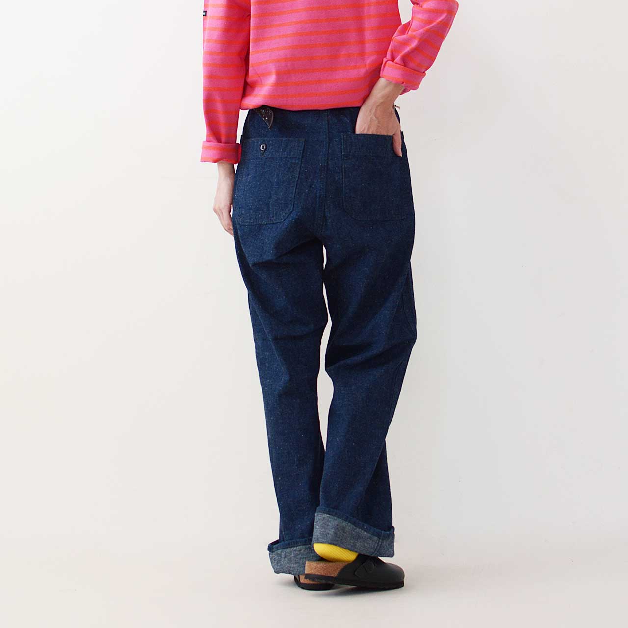 orslow[オアスロウ] DENIM WIDE FLARE PANTS [01-5132-81] デニム ワイド フレア パンツ [2024AW]