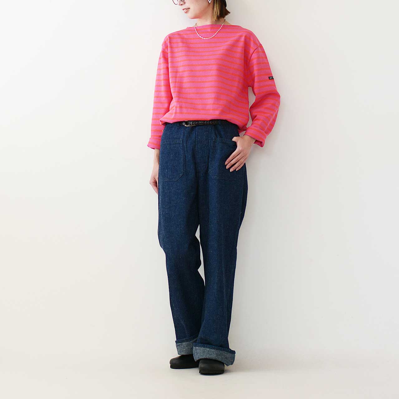 orslow[オアスロウ] DENIM WIDE FLARE PANTS [01-5132-81] デニム ワイド フレア パンツ [2024AW]