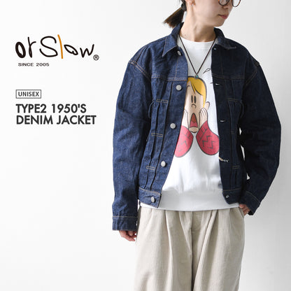 orslow [オアスロウ] TYPE2 1950'S DENIM JACKET [01-6002-81] タイプ2 1950'S デニム ジャケット・デニムジャケット・ジージャン・ヴィンテージ・MEN'S / LADY'S [2026AW]