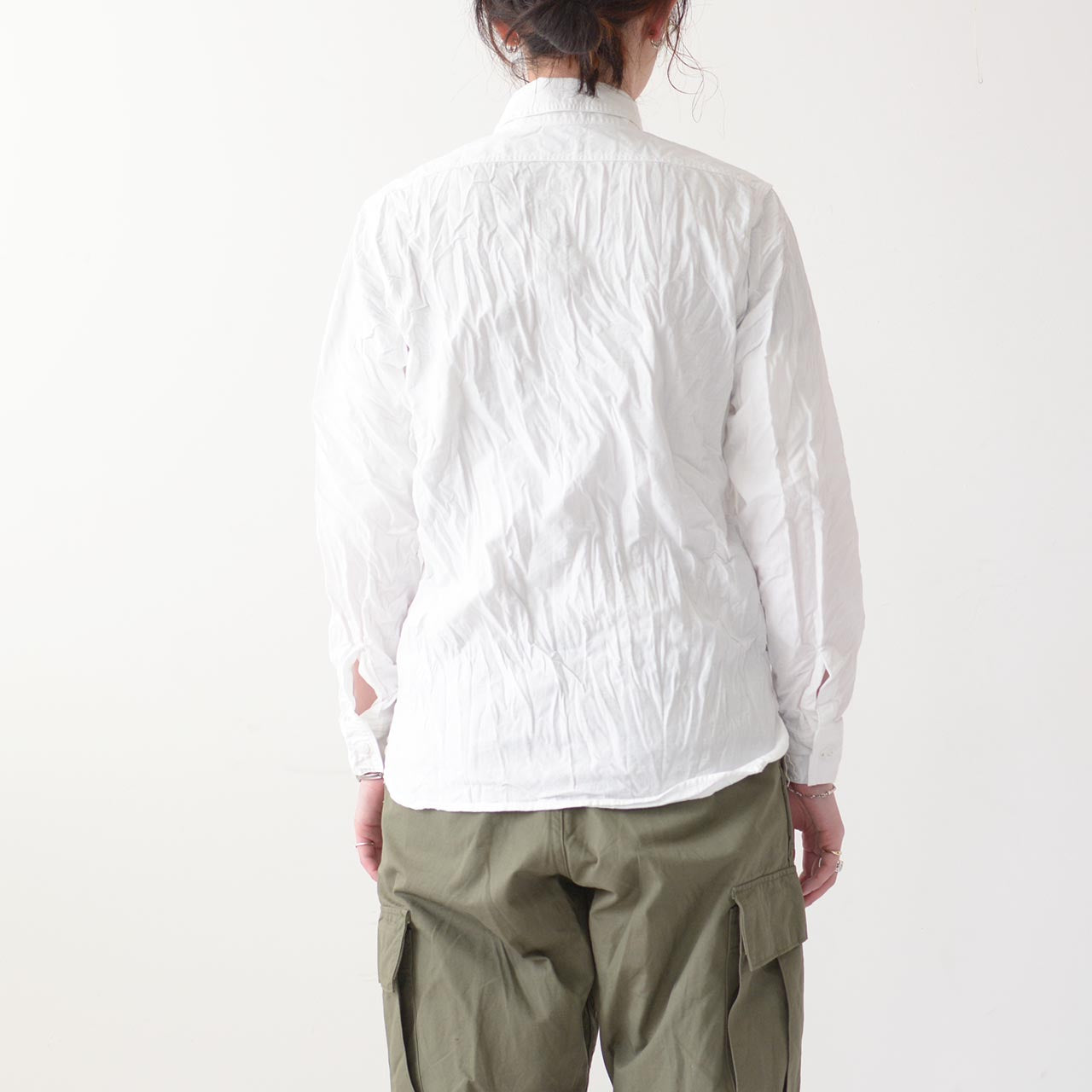 orslow [オアスロウ]  WORK SHIRT WHITE CHAMBRAY [01-8070-69] シャンブレーシャツ ホワイト [2024AW]