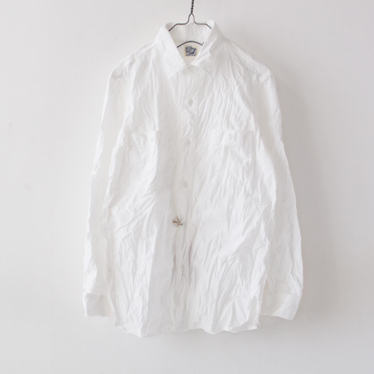 orslow [オアスロウ]  WORK SHIRT WHITE CHAMBRAY [01-8070-69] シャンブレーシャツ ホワイト [2024AW]