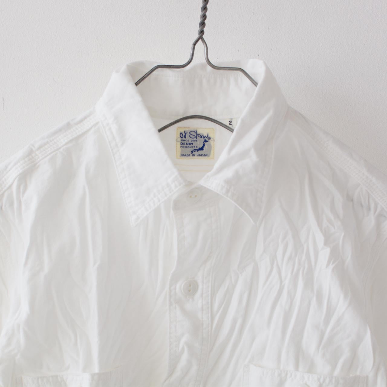 orslow [オアスロウ]  WORK SHIRT WHITE CHAMBRAY [01-8070-69] シャンブレーシャツ ホワイト [2024AW]