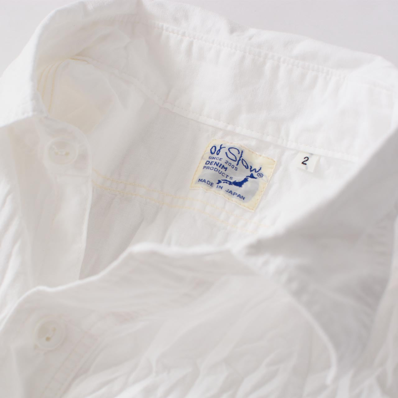 orslow [オアスロウ]  WORK SHIRT WHITE CHAMBRAY [01-8070-69] シャンブレーシャツ ホワイト [2024AW]