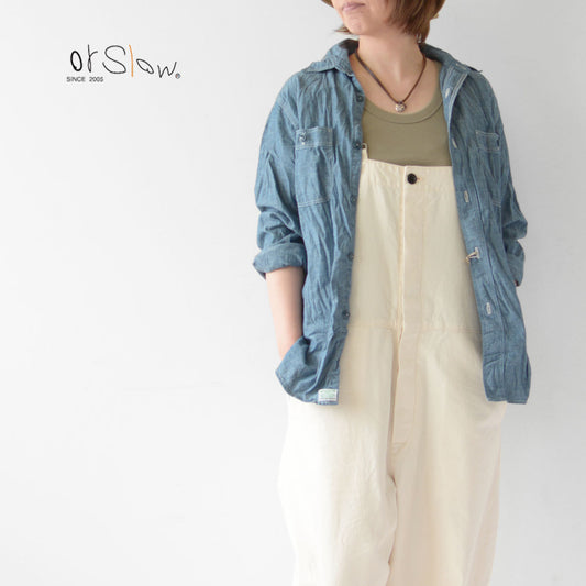 orslow [オアスロウ]  CHAMBRAY SHIRTS BLUE [01-8070-84] シャンブレーシャツ [2024AW]