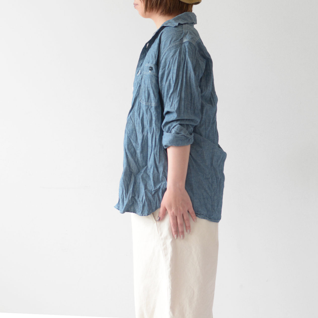 orslow [オアスロウ]  CHAMBRAY SHIRTS BLUE [01-8070-84] シャンブレーシャツ [2024AW]