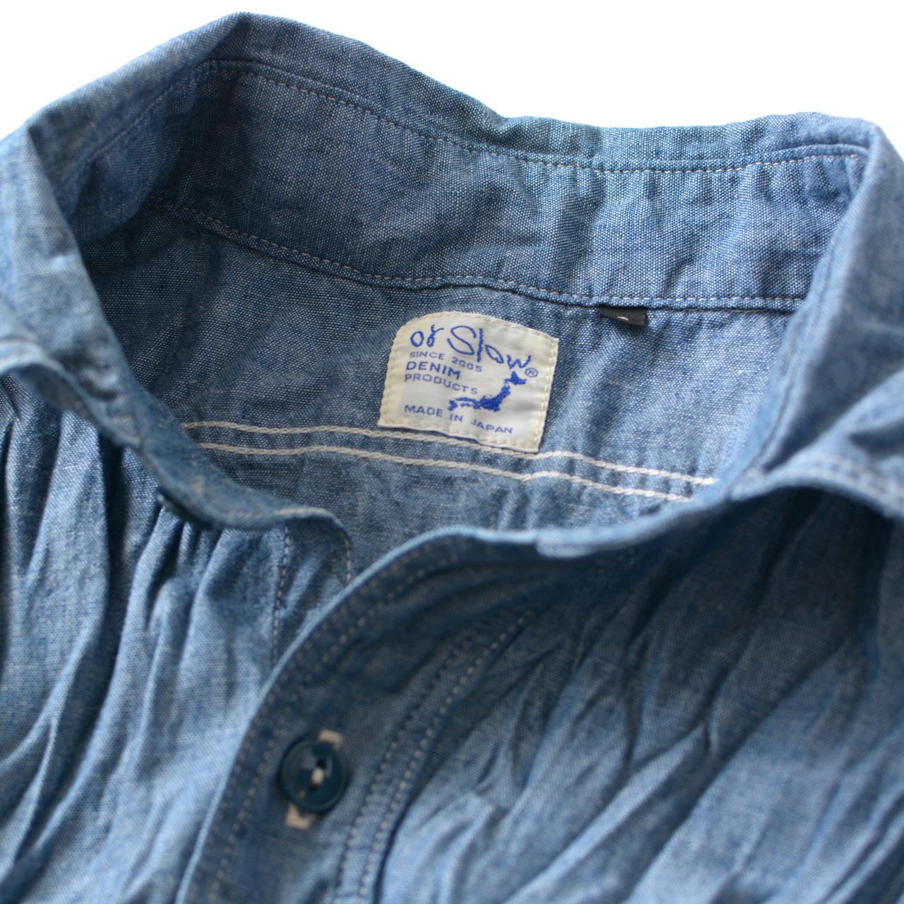 orslow [オアスロウ]  CHAMBRAY SHIRTS BLUE [01-8070-84] シャンブレーシャツ [2024AW]