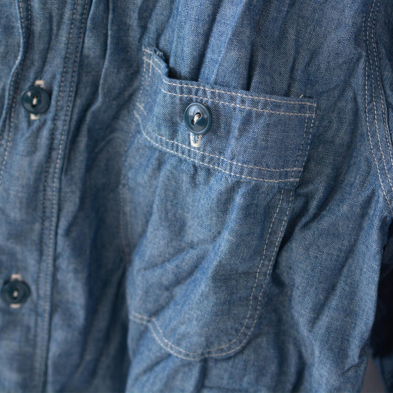 orslow [オアスロウ]  CHAMBRAY SHIRTS BLUE [01-8070-84] シャンブレーシャツ [2024AW]