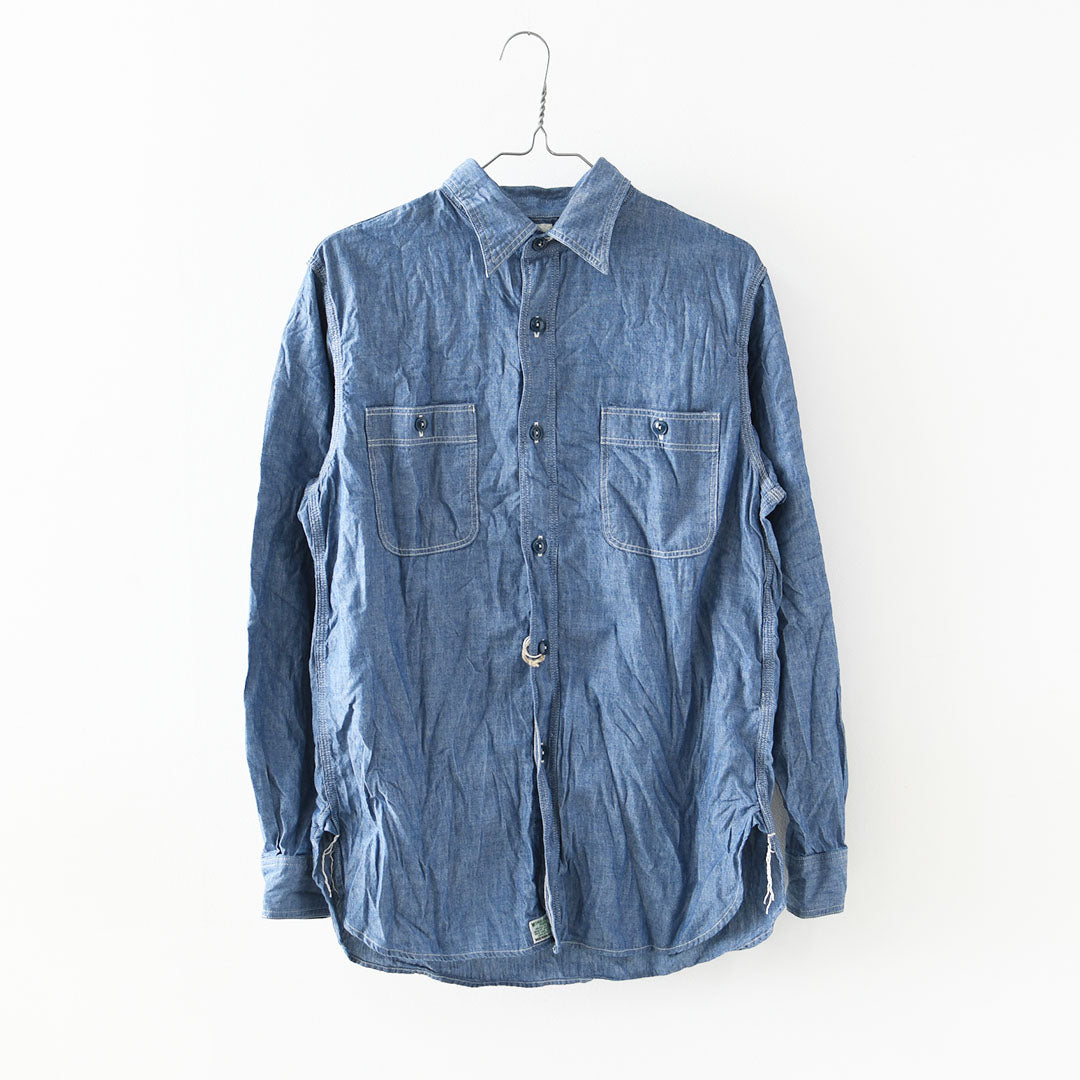 orslow [オアスロウ]  CHAMBRAY SHIRTS BLUE [01-8070-84] シャンブレーシャツ [2026SS]