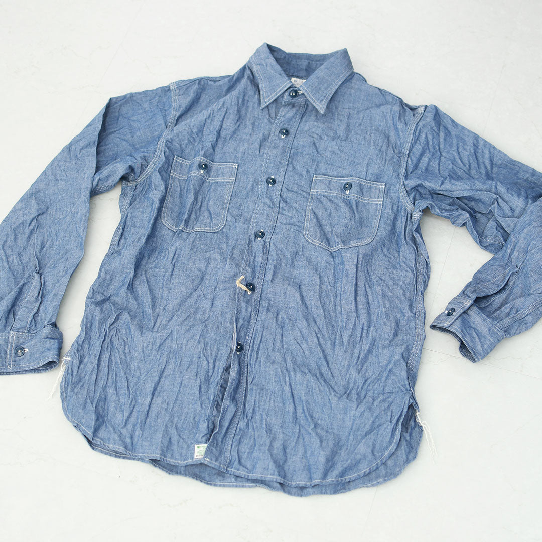 orslow [オアスロウ]  CHAMBRAY SHIRTS BLUE [01-8070-84] シャンブレーシャツ [2026SS]