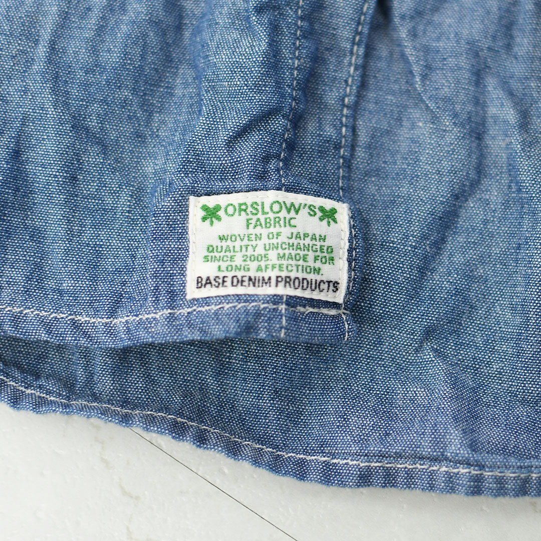 orslow [オアスロウ]  CHAMBRAY SHIRTS BLUE [01-8070-84] シャンブレーシャツ [2026SS]