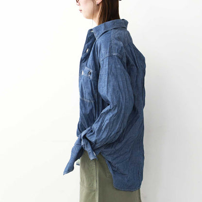 orslow [オアスロウ] RELAX FIT CHAMBRAY WORK SHIRT [01-8270-84] リラックスフィットシャンブレーワークシャツ[2025SS]