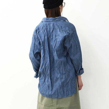 orslow [オアスロウ] RELAX FIT CHAMBRAY WORK SHIRT [01-8270-84] リラックスフィットシャンブレーワークシャツ[2025SS]