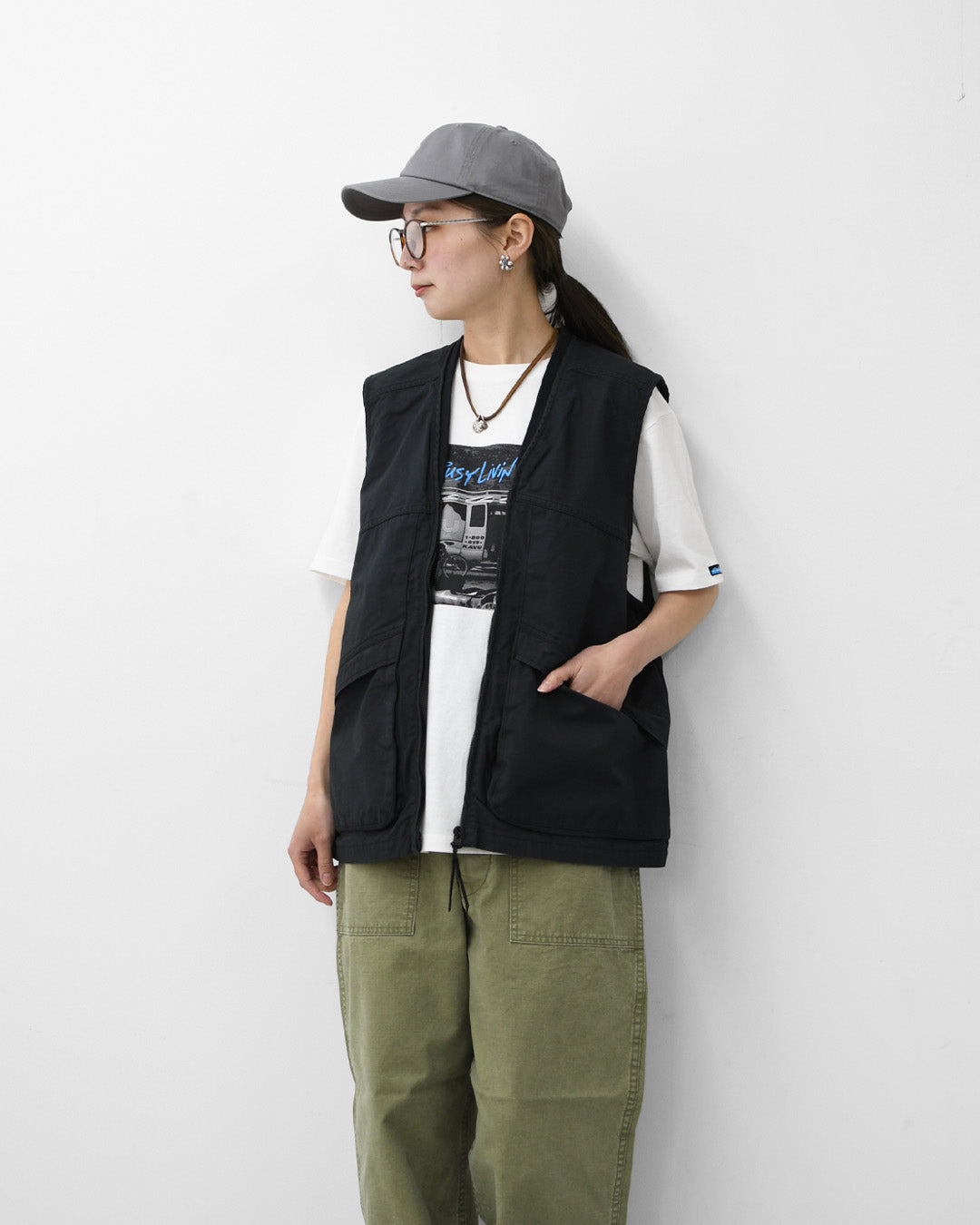 orslow [オアスロウ]UTILITY VEST -NAVY- [01-9020-02]  ユーティリティベスト -ネイビー-・ミリタリーベスト・ノースリーブアウター・ジップアップベスト・シンプル・ヴィンテージライク・ワークベスト・アウトドア・キャンプ・MEN'S/LADY'S[2026SS]