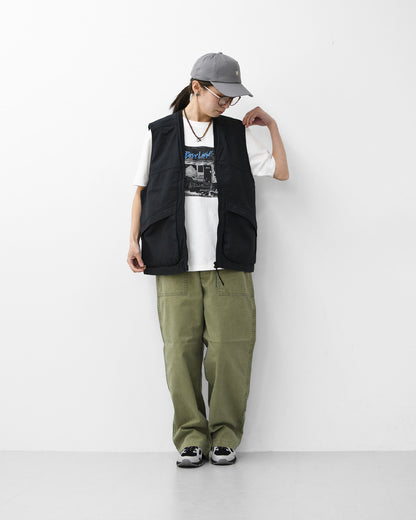 orslow [オアスロウ]UTILITY VEST -NAVY- [01-9020-02]  ユーティリティベスト -ネイビー-・ミリタリーベスト・ノースリーブアウター・ジップアップベスト・シンプル・ヴィンテージライク・ワークベスト・アウトドア・キャンプ・MEN'S/LADY'S[2026SS]