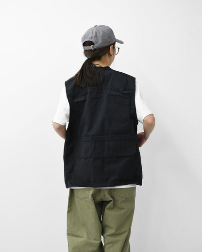 orslow [オアスロウ]UTILITY VEST -NAVY- [01-9020-02]  ユーティリティベスト -ネイビー-・ミリタリーベスト・ノースリーブアウター・ジップアップベスト・シンプル・ヴィンテージライク・ワークベスト・アウトドア・キャンプ・MEN'S/LADY'S[2026SS]
