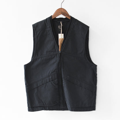 orslow [オアスロウ]UTILITY VEST -NAVY- [01-9020-02]  ユーティリティベスト -ネイビー-・ミリタリーベスト・ノースリーブアウター・ジップアップベスト・シンプル・ヴィンテージライク・ワークベスト・アウトドア・キャンプ・MEN'S/LADY'S[2026SS]