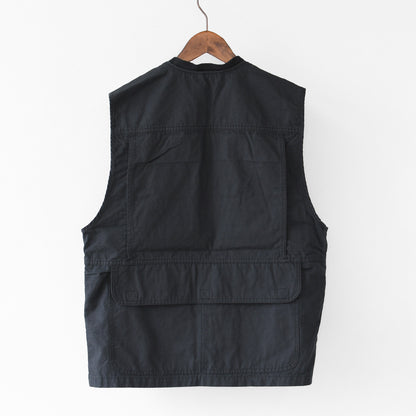 orslow [オアスロウ]UTILITY VEST -NAVY- [01-9020-02]  ユーティリティベスト -ネイビー-・ミリタリーベスト・ノースリーブアウター・ジップアップベスト・シンプル・ヴィンテージライク・ワークベスト・アウトドア・キャンプ・MEN'S/LADY'S[2026SS]