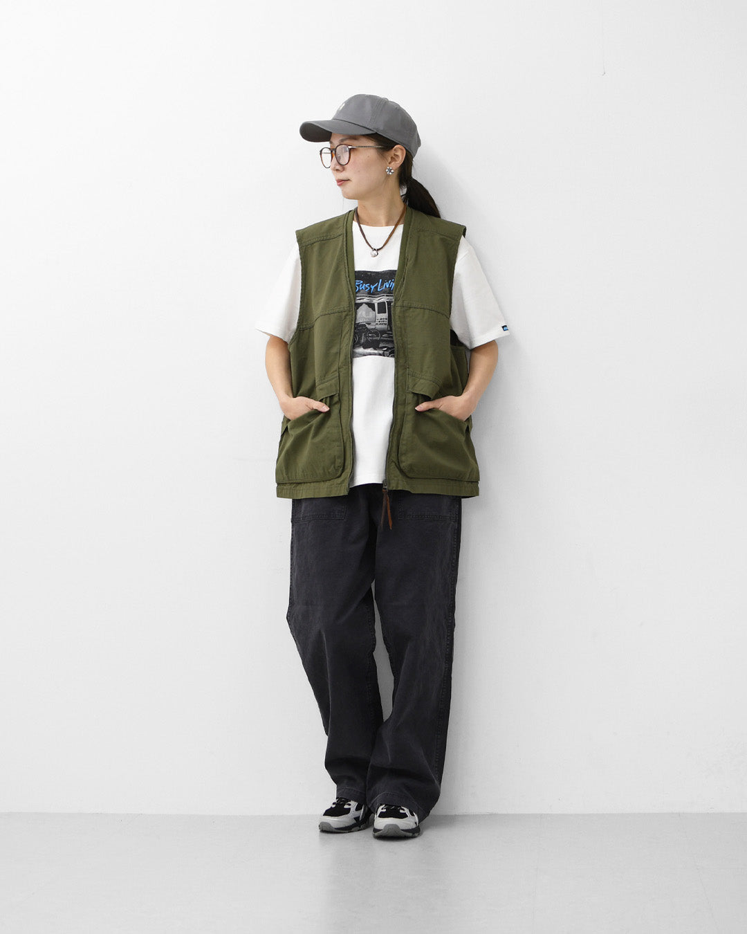 orslow [オアスロウ]UTILITY VEST -ARMY.GREEN- [01-9020-76]  ユーティリティベスト -アーミーグリーン-・ミリタリーベスト・ノースリーブアウター・ジップアップベスト・シンプル・ヴィンテージライク・ワークベスト・アウトドア・キャンプ・MEN'S/LADY'S[2026SS]