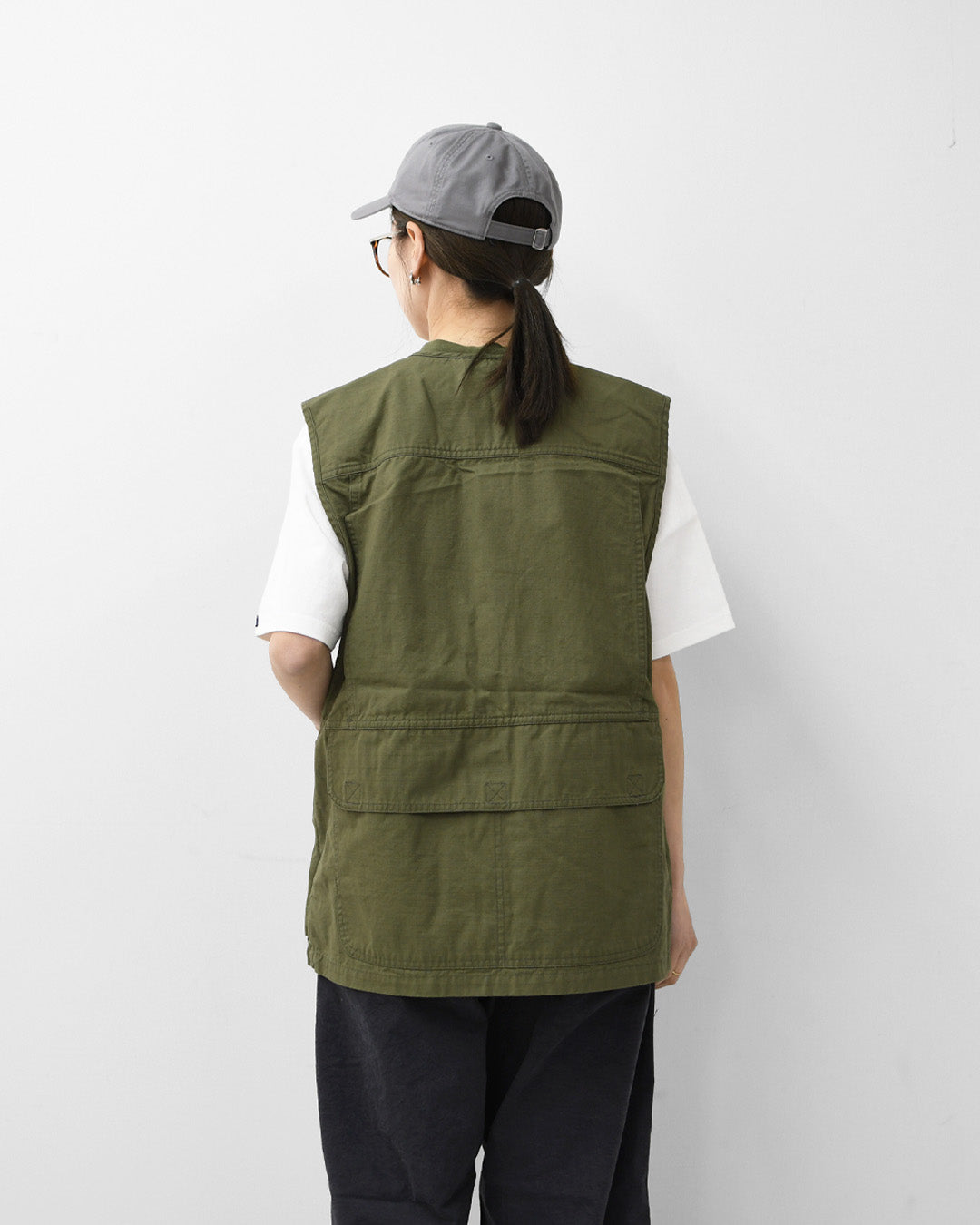 orslow [オアスロウ]UTILITY VEST -ARMY.GREEN- [01-9020-76]  ユーティリティベスト -アーミーグリーン-・ミリタリーベスト・ノースリーブアウター・ジップアップベスト・シンプル・ヴィンテージライク・ワークベスト・アウトドア・キャンプ・MEN'S/LADY'S[2026SS]