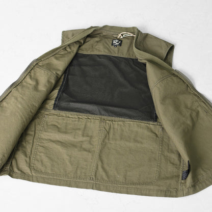 orslow [オアスロウ]UTILITY VEST -ARMY.GREEN- [01-9020-76]  ユーティリティベスト -アーミーグリーン-・ミリタリーベスト・ノースリーブアウター・ジップアップベスト・シンプル・ヴィンテージライク・ワークベスト・アウトドア・キャンプ・MEN'S/LADY'S[2026SS]