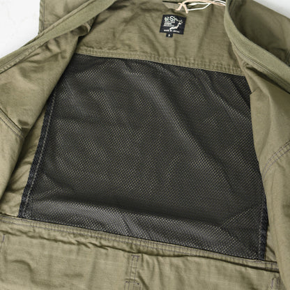 orslow [オアスロウ]UTILITY VEST -ARMY.GREEN- [01-9020-76]  ユーティリティベスト -アーミーグリーン-・ミリタリーベスト・ノースリーブアウター・ジップアップベスト・シンプル・ヴィンテージライク・ワークベスト・アウトドア・キャンプ・MEN'S/LADY'S[2026SS]