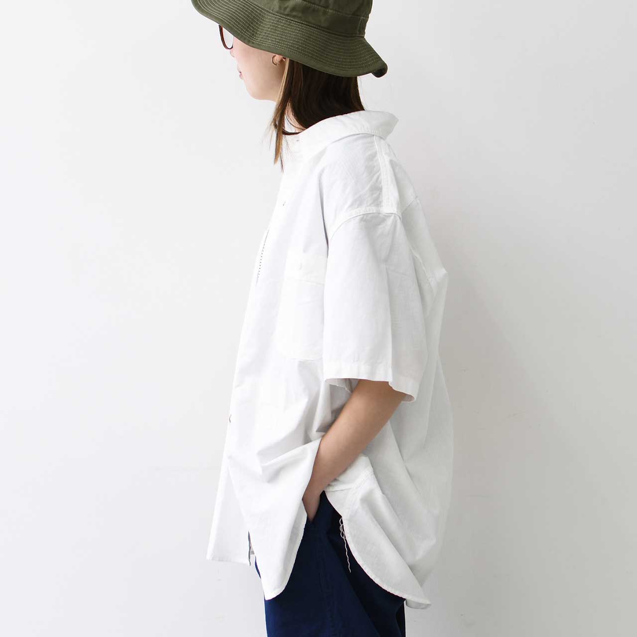 orslow [オアスロウ] SHORT SLEEVE WHITE CHAMBRAY WORK SHIRT [01-V8170-69] ショートスリーブホワイトシャンブレーワークシャツ・MEN'S [2025SS]