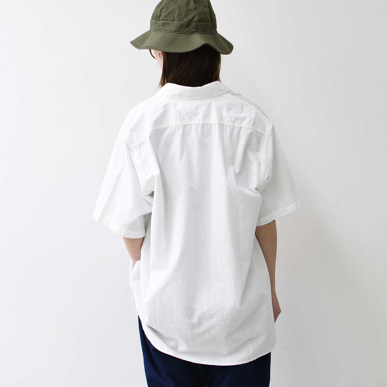 orslow [オアスロウ] SHORT SLEEVE WHITE CHAMBRAY WORK SHIRT [01-V8170-69] ショートスリーブホワイトシャンブレーワークシャツ・MEN'S [2025SS]