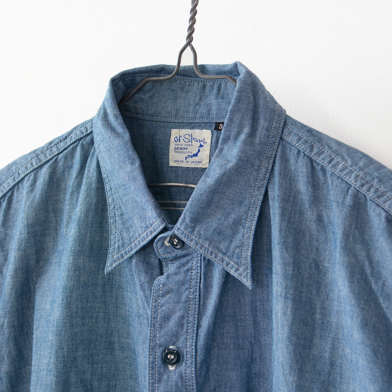orslow [オアスロウ] SHORT SLEEVE CHAMBRAY WORK SHIRT [01-V8170-84] ショートスリーブシャンブレーワークシャツ・ワークシャツ・シャンブレーシャツ・半袖シャツ・MEN'S [2026SS]