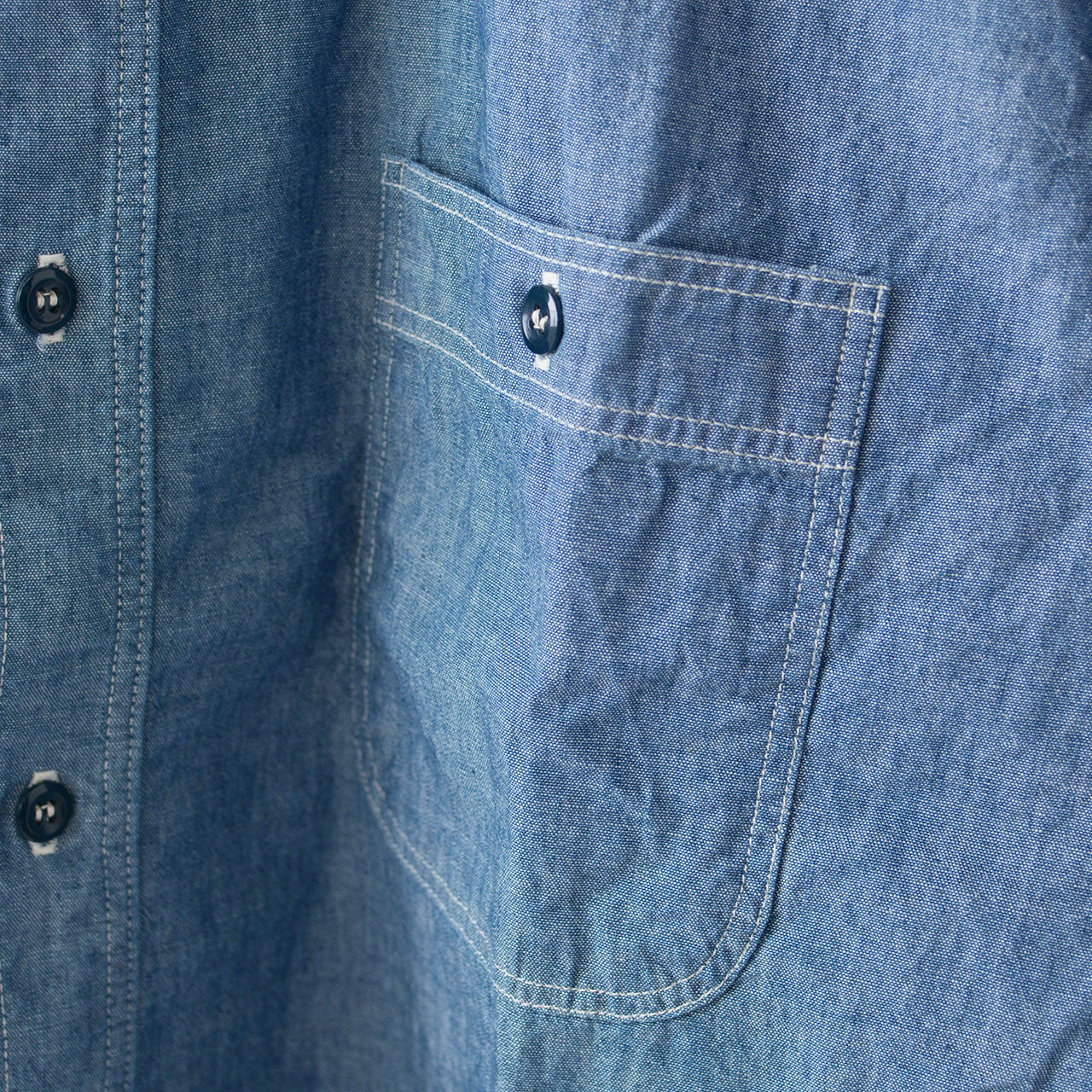 orslow [オアスロウ] SHORT SLEEVE CHAMBRAY WORK SHIRT [01-V8170-84] ショートスリーブシャンブレーワークシャツ・ワークシャツ・シャンブレーシャツ・半袖シャツ・MEN'S [2026SS]