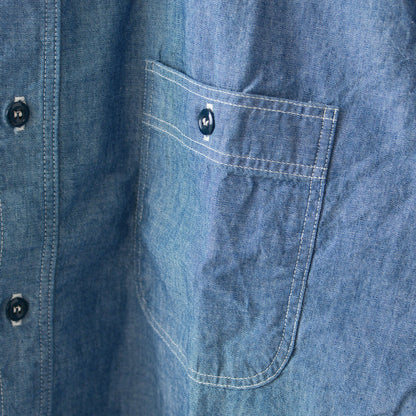 orslow [オアスロウ] SHORT SLEEVE CHAMBRAY WORK SHIRT [01-V8170-84] ショートスリーブシャンブレーワークシャツ・ワークシャツ・シャンブレーシャツ・半袖シャツ・MEN'S [2026SS]