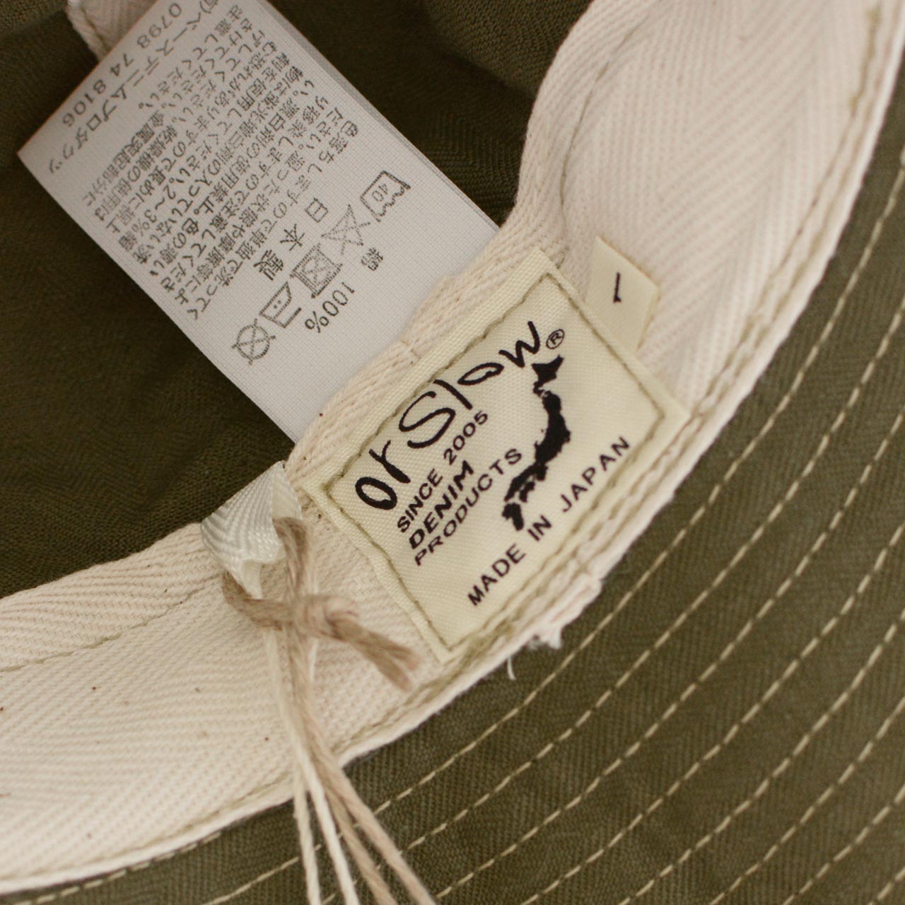 orslow[オアスロウ] US NAVY HAT HERRINGBONE [03--001-16A] ユーエスネイビーハット ヘリンボーン [2024AW]