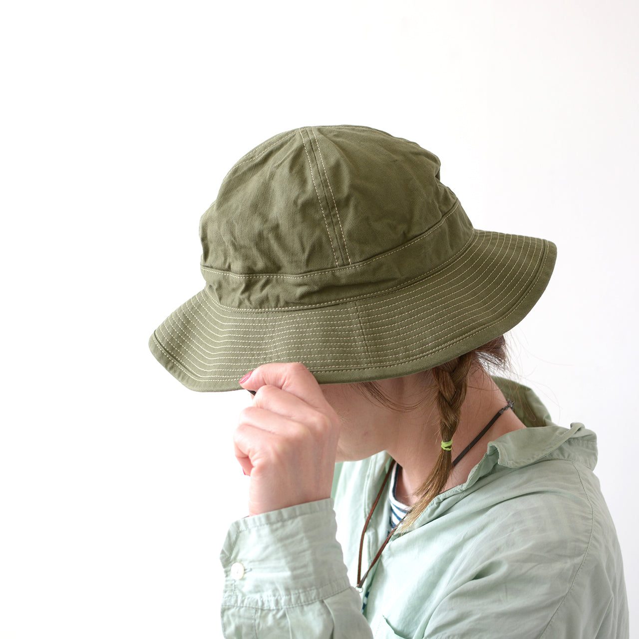 orslow[オアスロウ] US NAVY HAT HERRINGBONE [03--001-16A] ユーエスネイビーハット ヘリンボーン [2024AW]