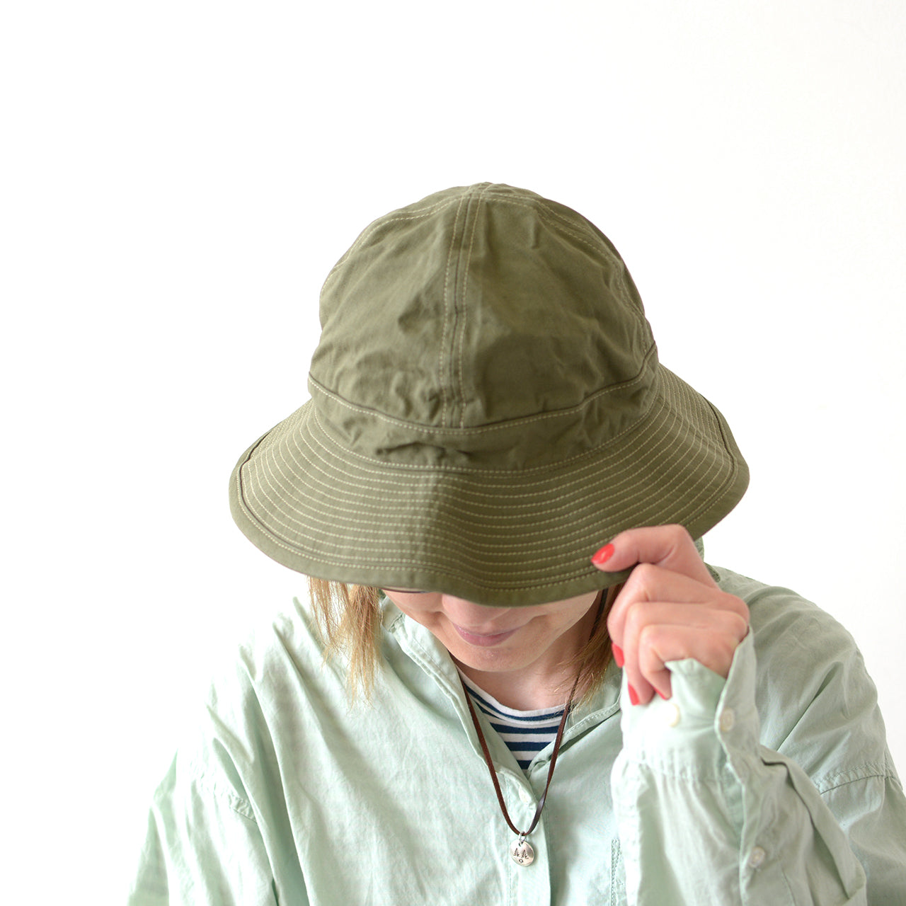 orslow[オアスロウ] US NAVY HAT HERRINGBONE [03--001-16A] ユーエスネイビーハット ヘリンボーン [2024AW]