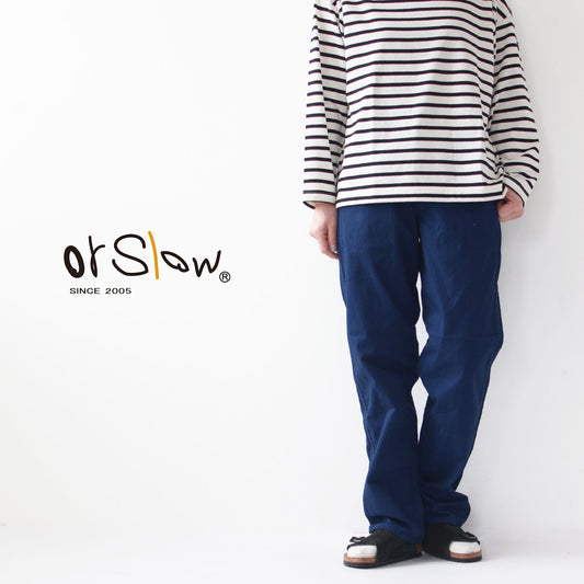 orslow[オアスロウ] FRENCH WORK PANTS ジンバブエ cotton herringbone [03-5000-03] フレンチワークパンツ [2024AW]