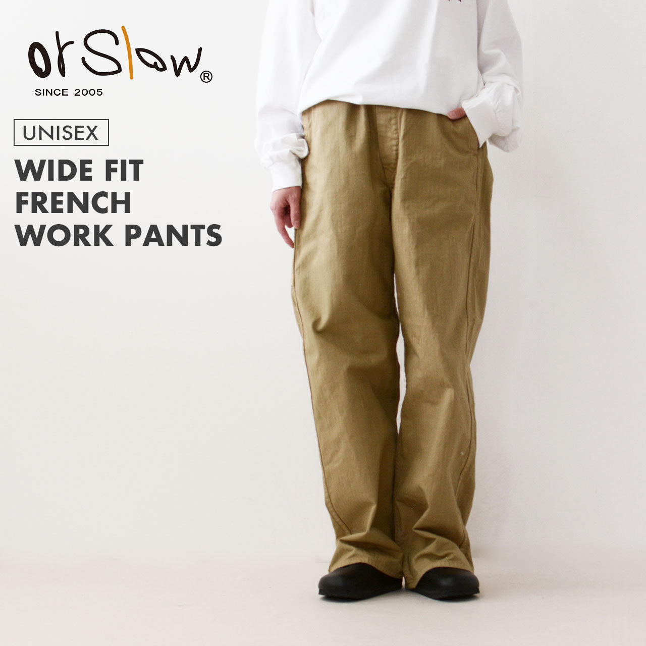 orslow [オアスロウ] WIDE FIT FRENCH WORK PANTS (UNISEX) [03-5011-40] ワイドフィットフレンチワークパンツ [2024AW]