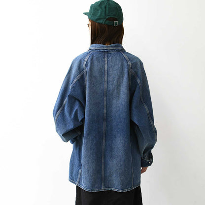 orslow [オアスロウ] 1950'S COVERALL DENIM USED WASH [03-6140-95] 1950'S カバーオール ユーズドウォッシュ・MEN'S [2025SS]